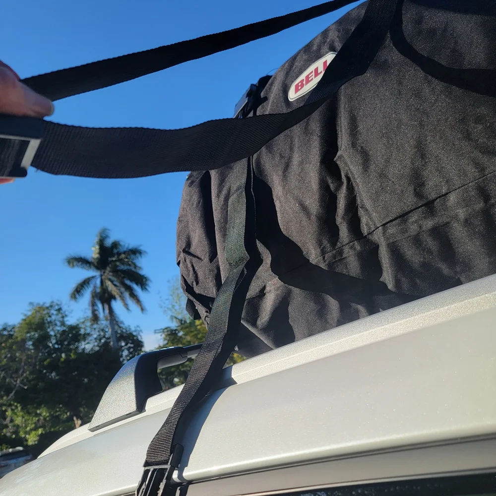 Traveling Black Roof Cargo Bag